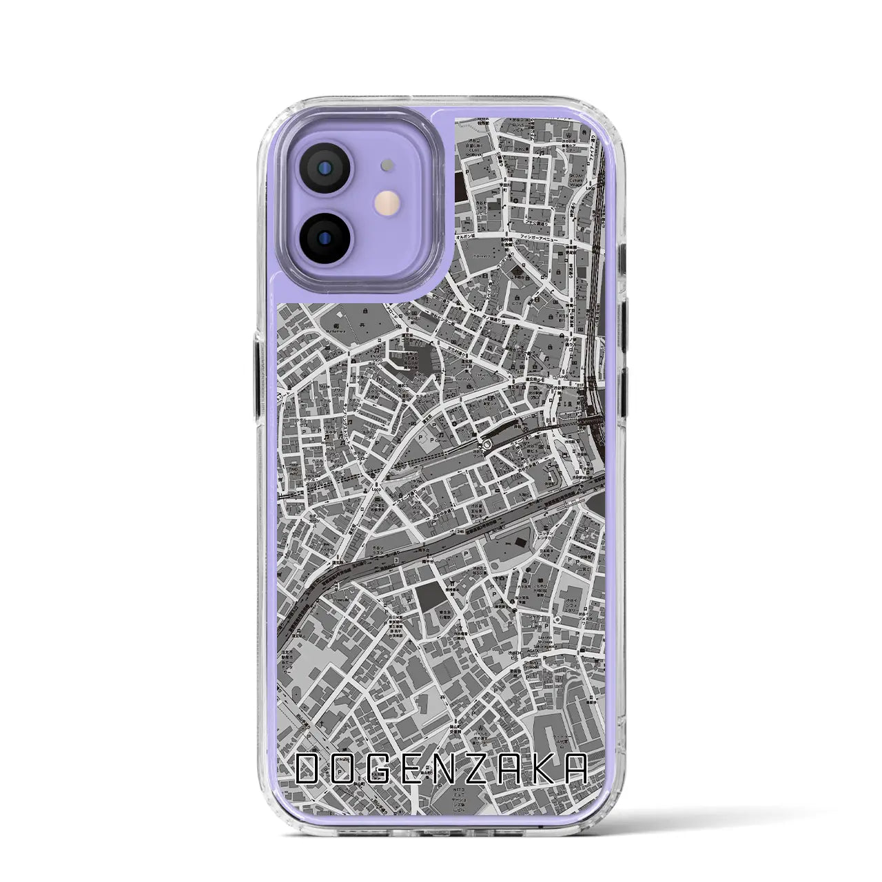 【道玄坂(東京都)】地図柄iPhoneケース(MagSafeタイプ)