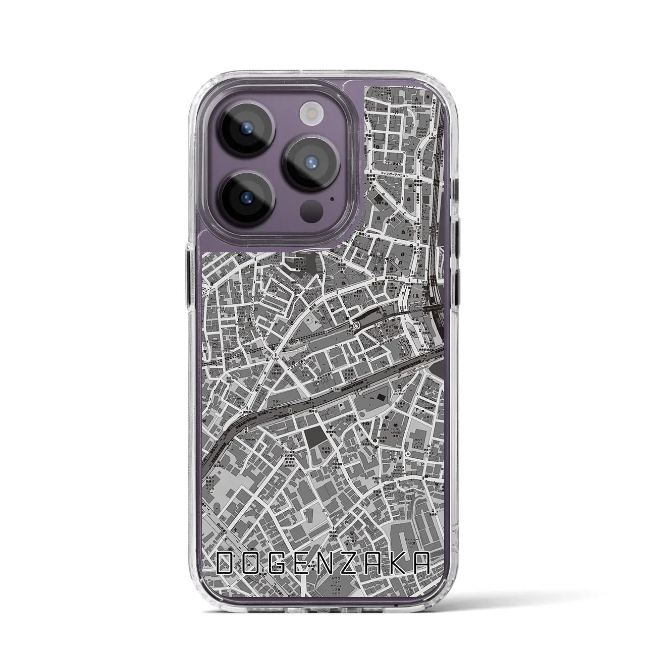【道玄坂(東京都)】地図柄iPhoneケース(MagSafeタイプ)