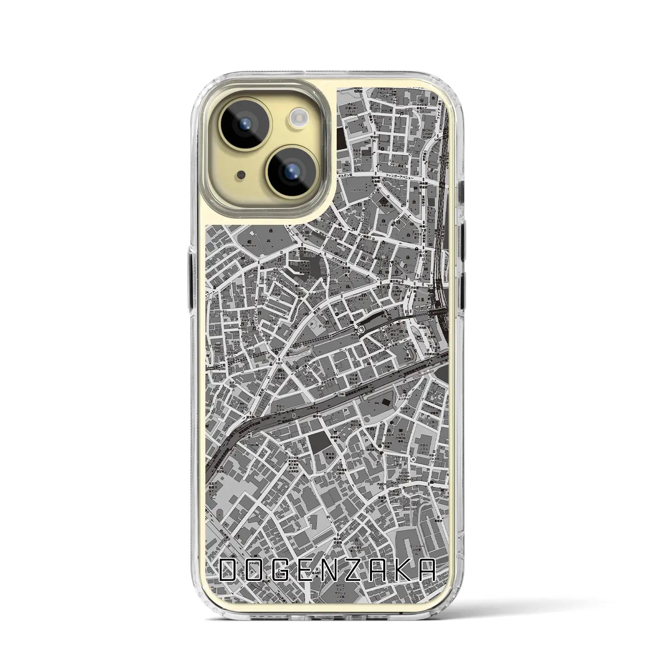 【道玄坂(東京都)】地図柄iPhoneケース(MagSafeタイプ)