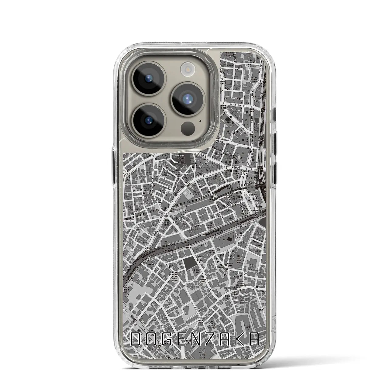 【道玄坂(東京都)】地図柄iPhoneケース(MagSafeタイプ)