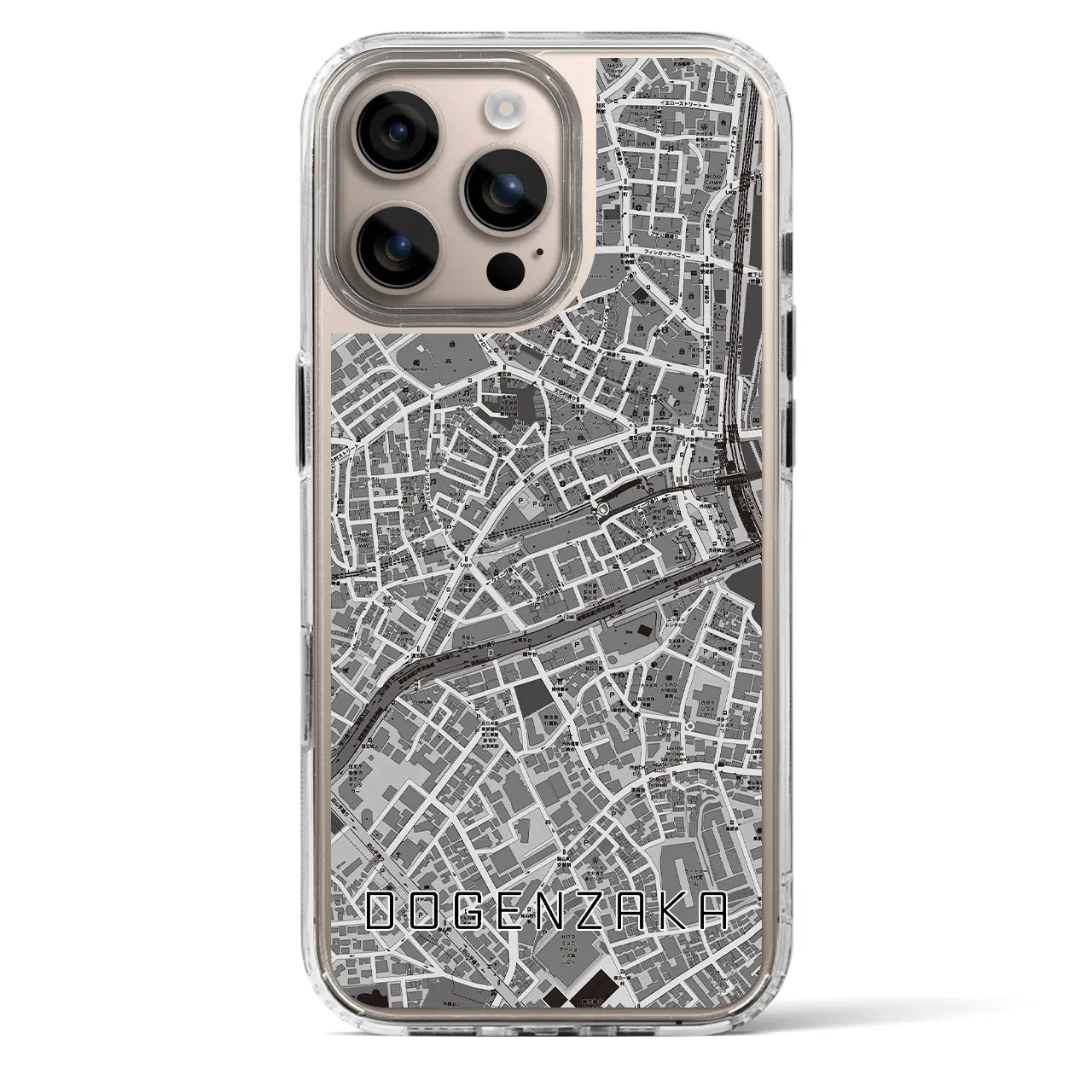 【道玄坂(東京都)】地図柄iPhoneケース(MagSafeタイプ)