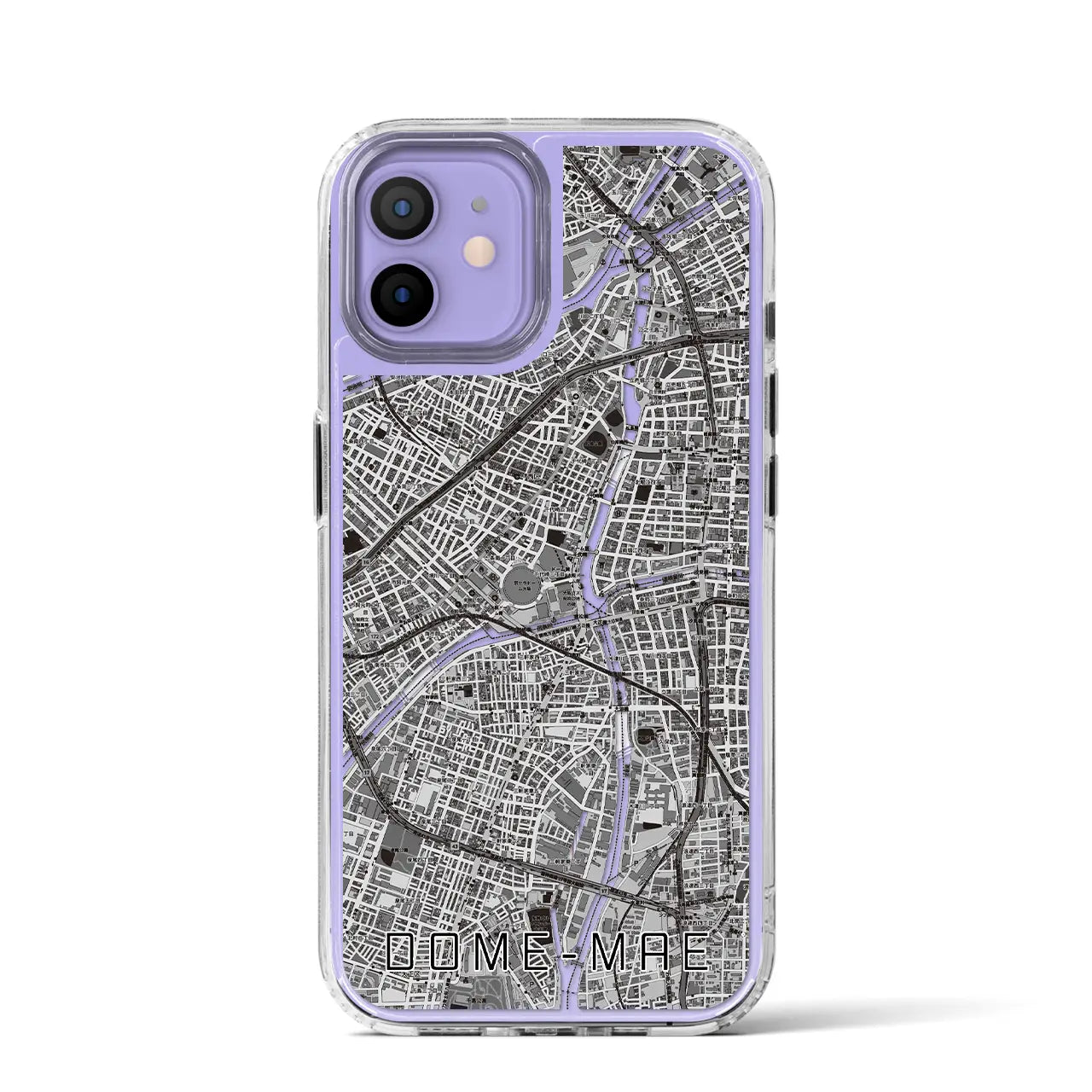 【ドーム前(大阪府)】地図柄iPhoneケース(MagSafeタイプ)