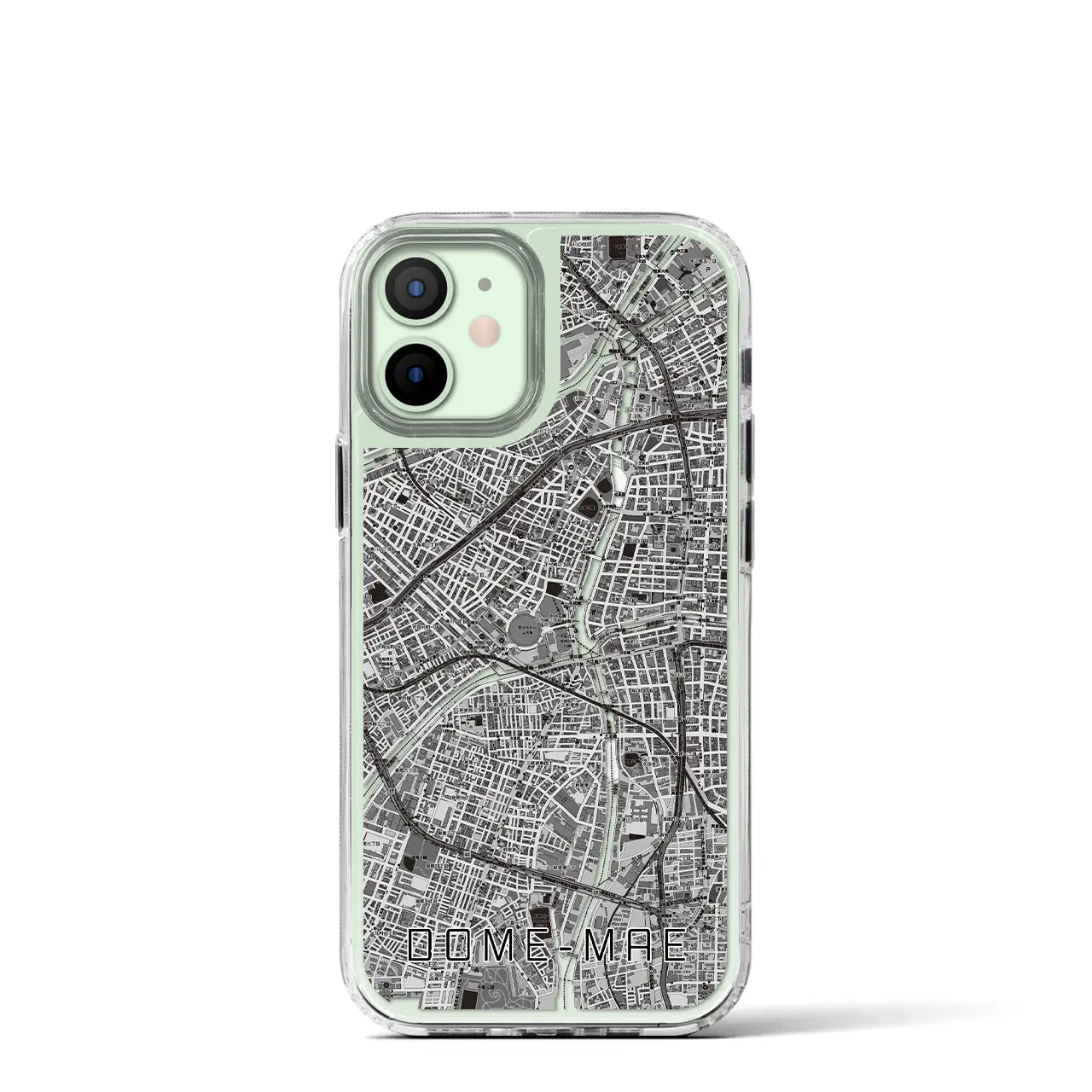 【ドーム前(大阪府)】地図柄iPhoneケース(MagSafeタイプ)