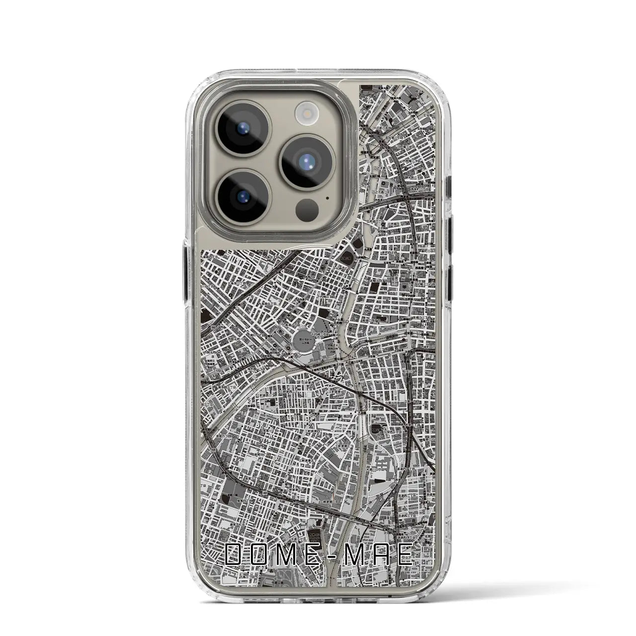 【ドーム前(大阪府)】地図柄iPhoneケース(MagSafeタイプ)