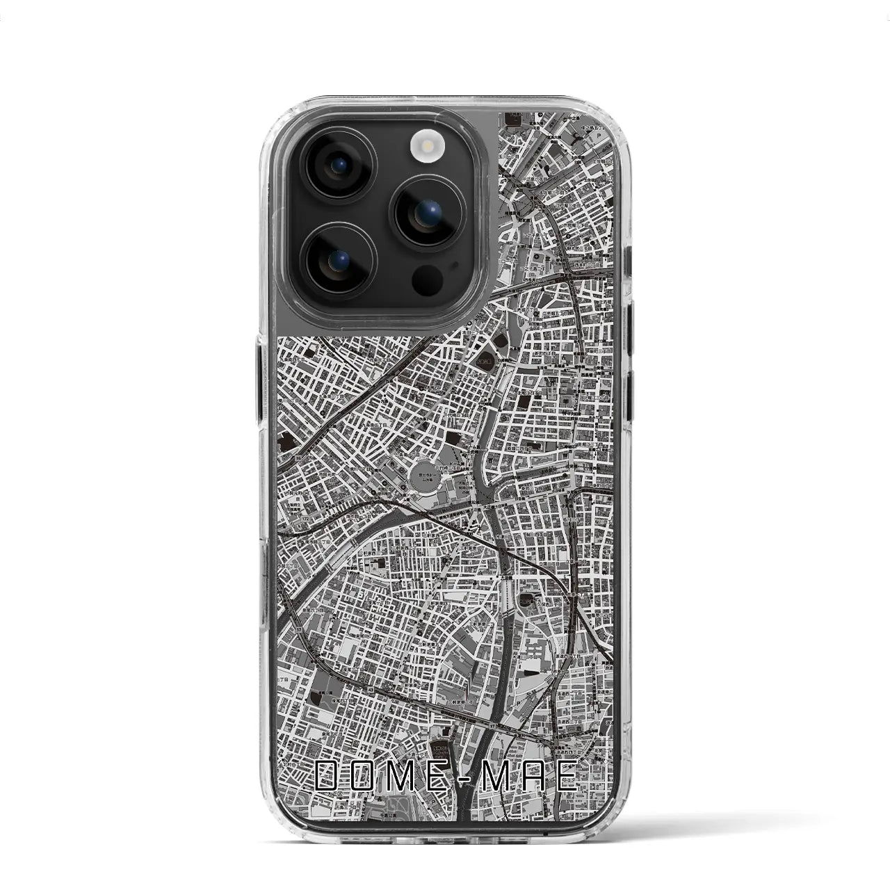 【ドーム前(大阪府)】地図柄iPhoneケース(MagSafeタイプ)
