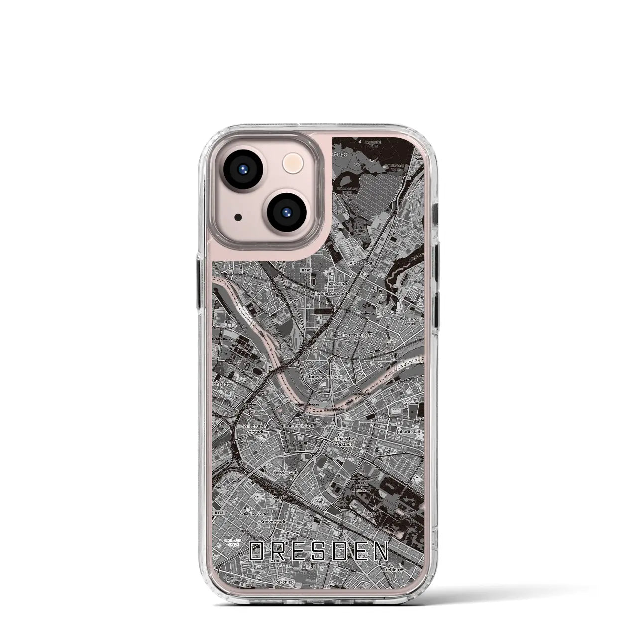 【ドレスデン(ドイツ)】地図柄iPhoneケース(MagSafeタイプ)