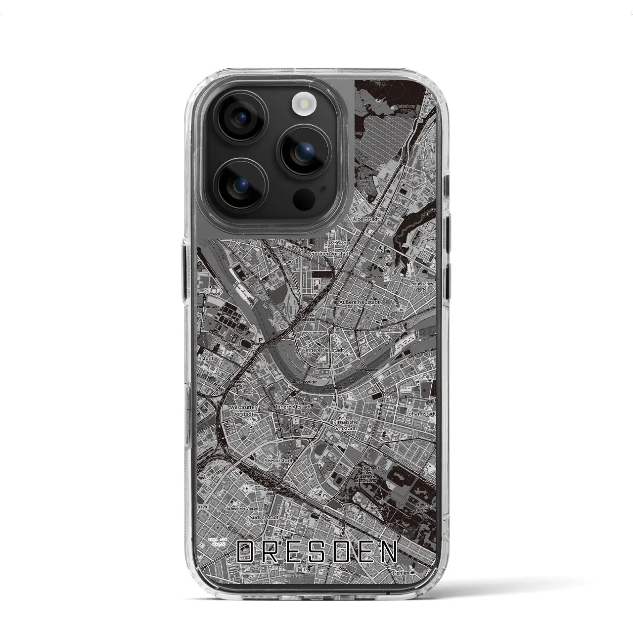 【ドレスデン(ドイツ)】地図柄iPhoneケース(MagSafeタイプ)