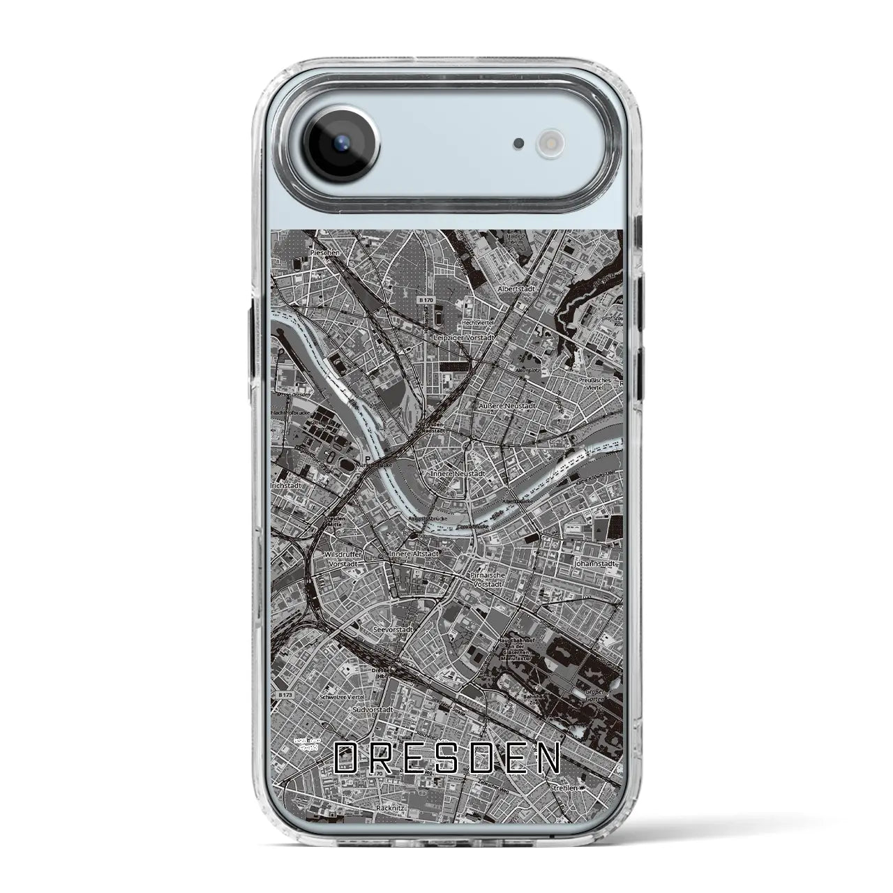 【ドレスデン(ドイツ)】地図柄iPhoneケース(MagSafeタイプ)