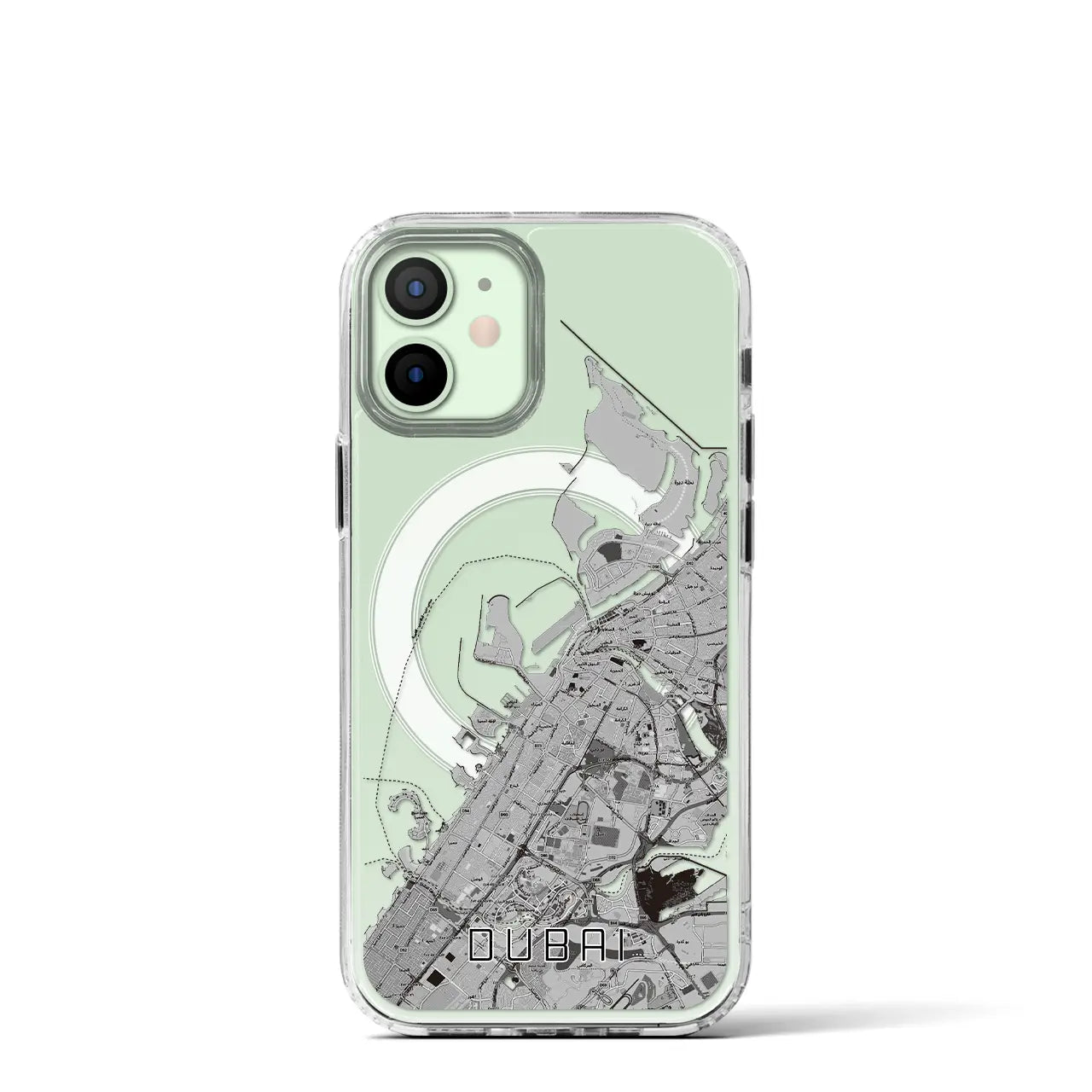 【ドバイ(アラブ首長国連邦)】地図柄iPhoneケース(MagSafeタイプ)