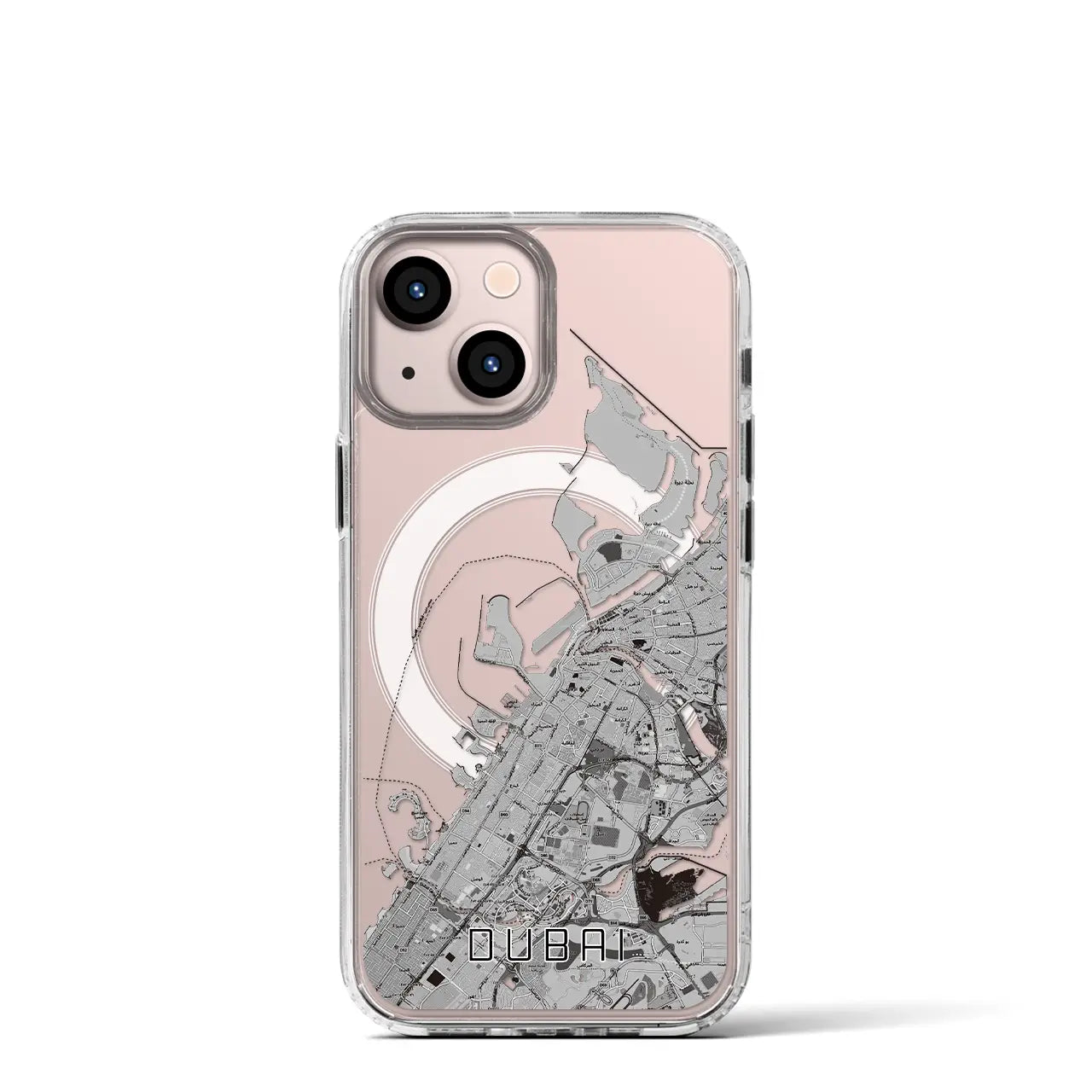 【ドバイ(アラブ首長国連邦)】地図柄iPhoneケース(MagSafeタイプ)
