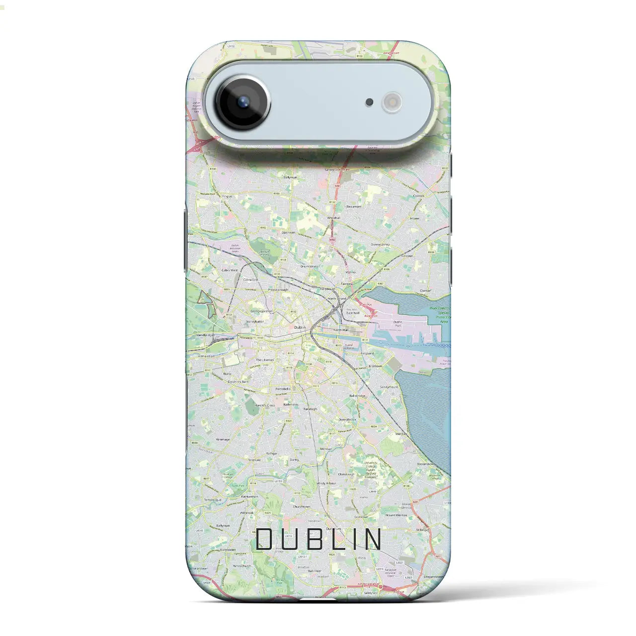 【ダブリン(アイルランド)】地図柄iPhoneケース(バックカバータイプ)