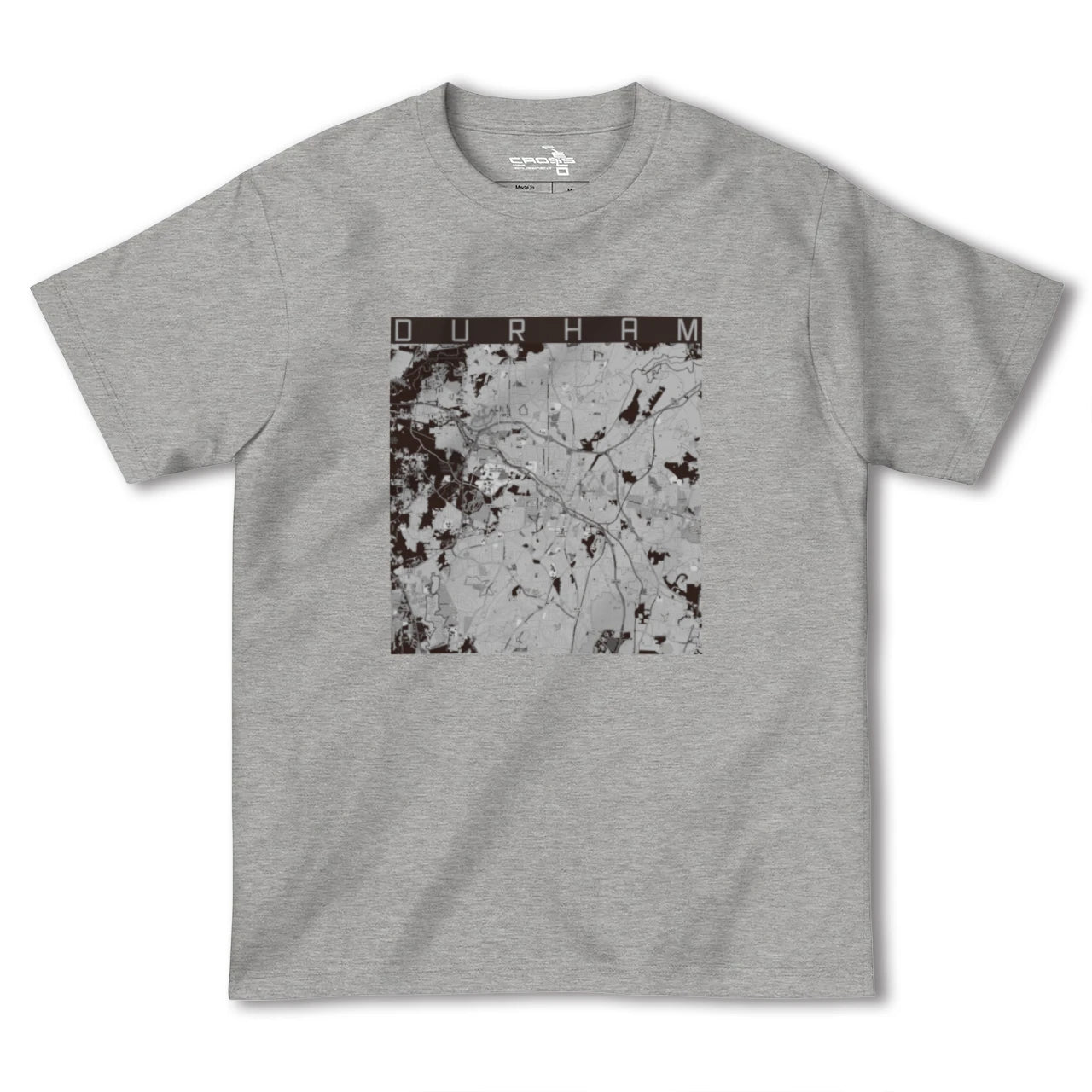 【ダーラム(アメリカ)】地図柄ヘビーウェイトTシャツ