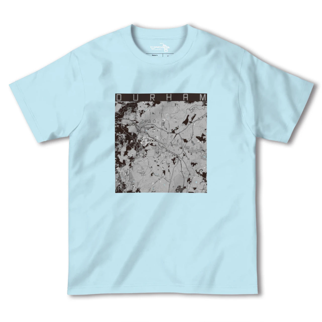 【ダーラム(アメリカ)】地図柄ヘビーウェイトTシャツ