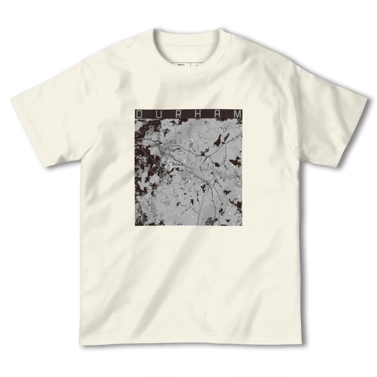 【ダーラム(アメリカ)】地図柄ヘビーウェイトTシャツ