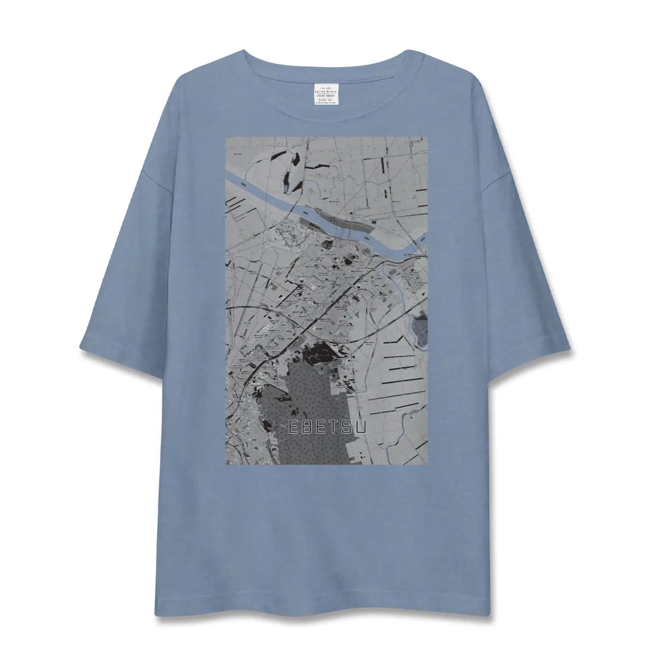 【江別(北海道)】地図柄ビッグシルエットTシャツ