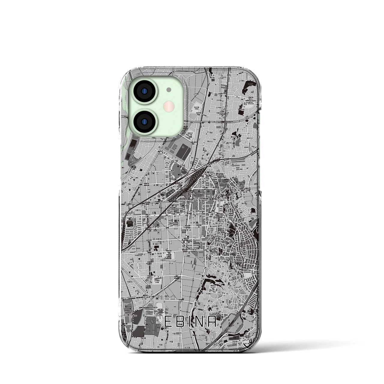 【海老名(神奈川県)】地図柄iPhoneケース(クリアタイプ)