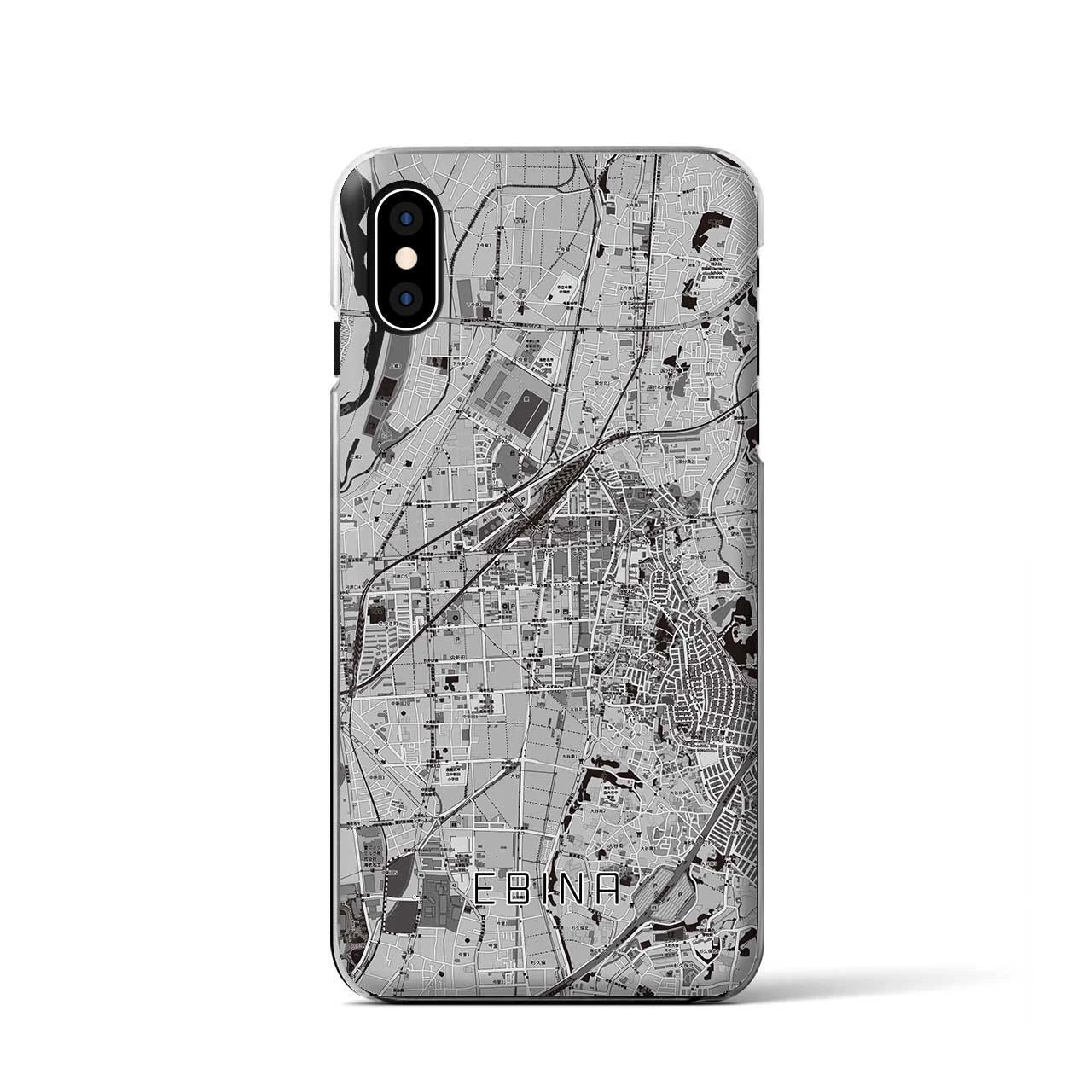 【海老名(神奈川県)】地図柄iPhoneケース(クリアタイプ)