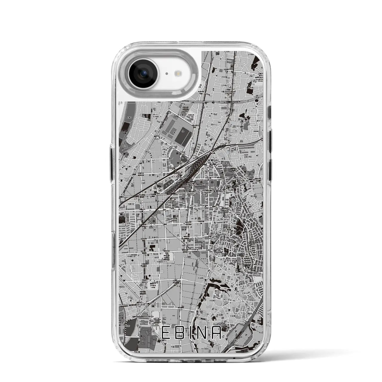 【海老名(神奈川県)】地図柄iPhoneケース(MagSafeタイプ)