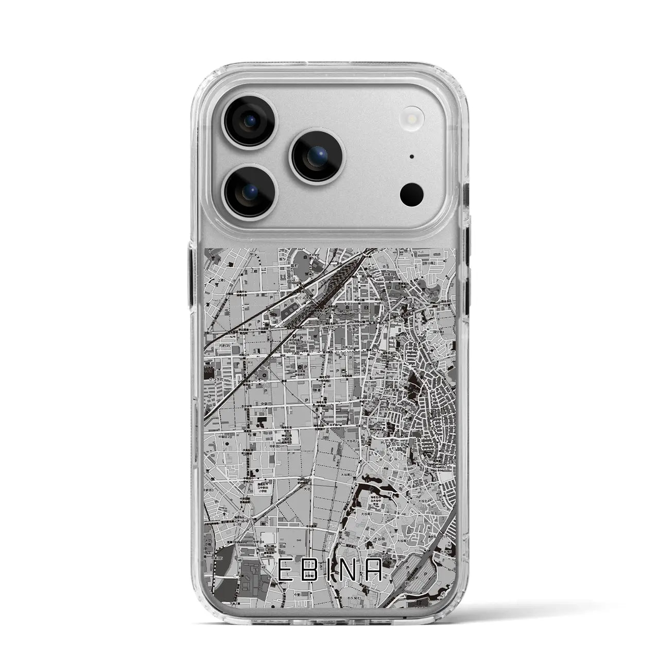 【海老名(神奈川県)】地図柄iPhoneケース(MagSafeタイプ)