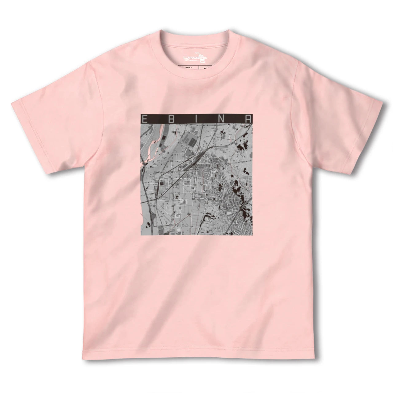 【海老名(神奈川県)】地図柄ヘビーウェイトTシャツ