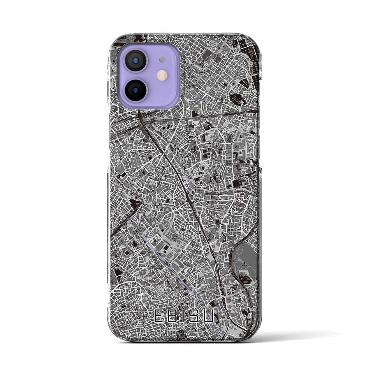 【恵比寿(東京都)】地図柄iPhoneケース(クリアタイプ)