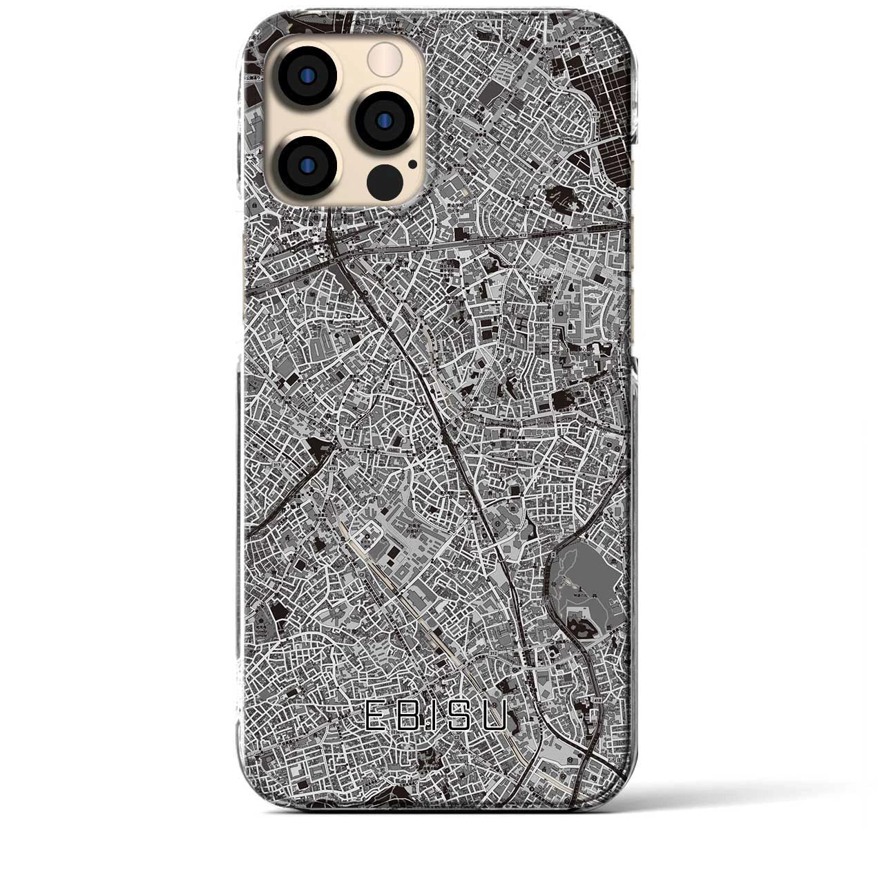 【恵比寿(東京都)】地図柄iPhoneケース(クリアタイプ)