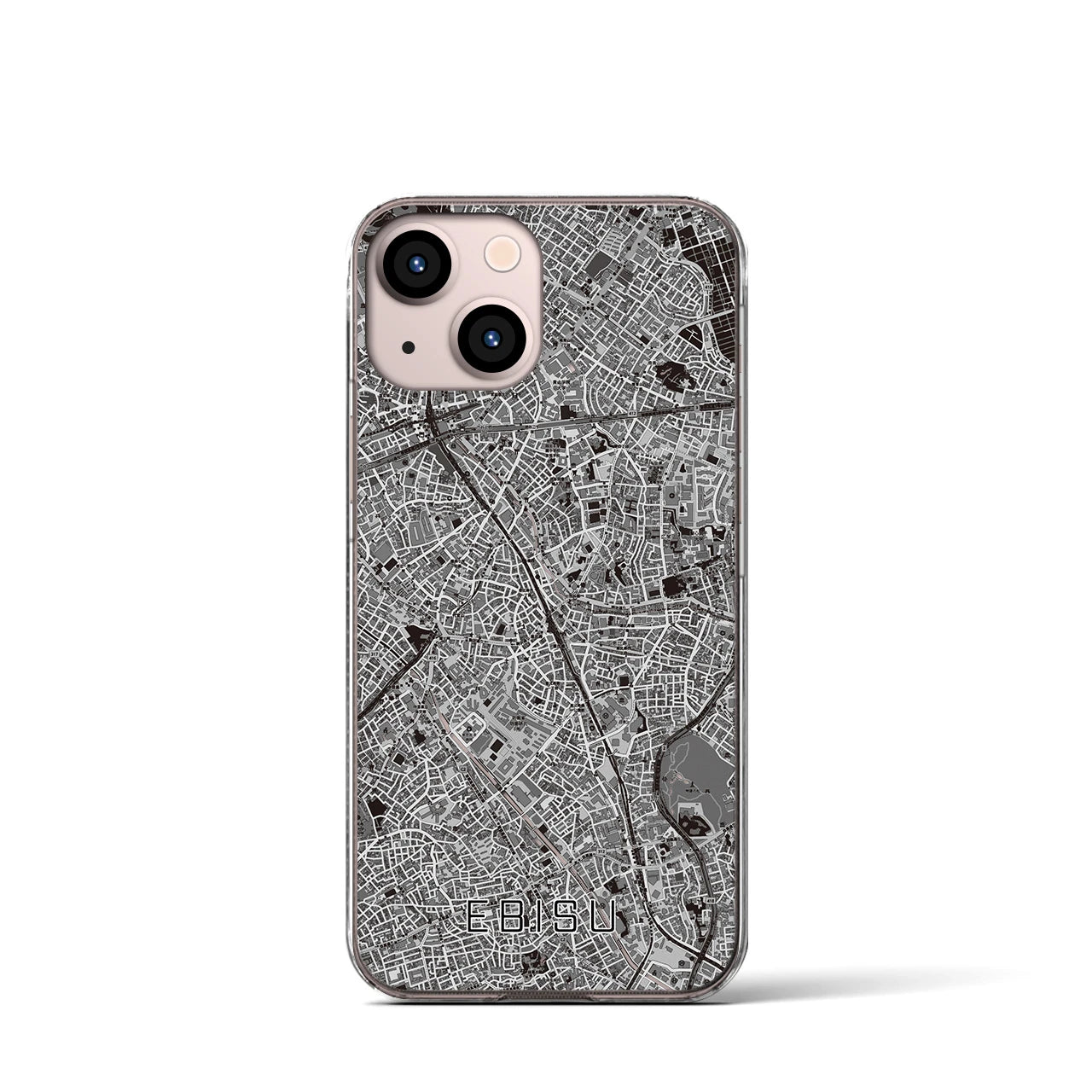 【恵比寿(東京都)】地図柄iPhoneケース(クリアタイプ)