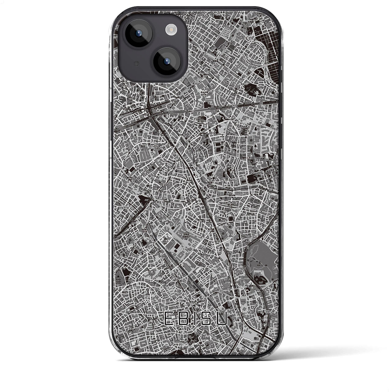 【恵比寿(東京都)】地図柄iPhoneケース(クリアタイプ)