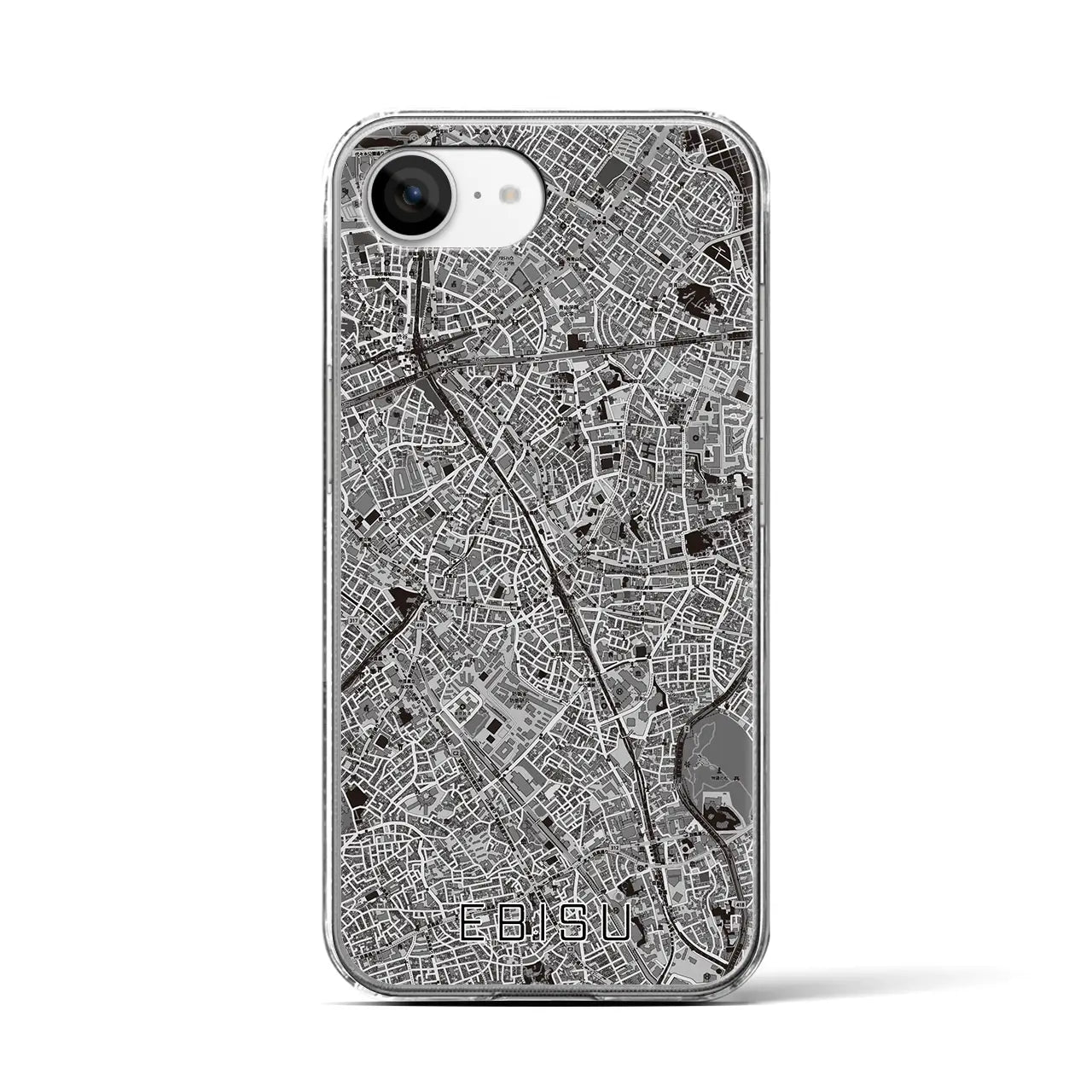 【恵比寿(東京都)】地図柄iPhoneケース(クリアタイプ)