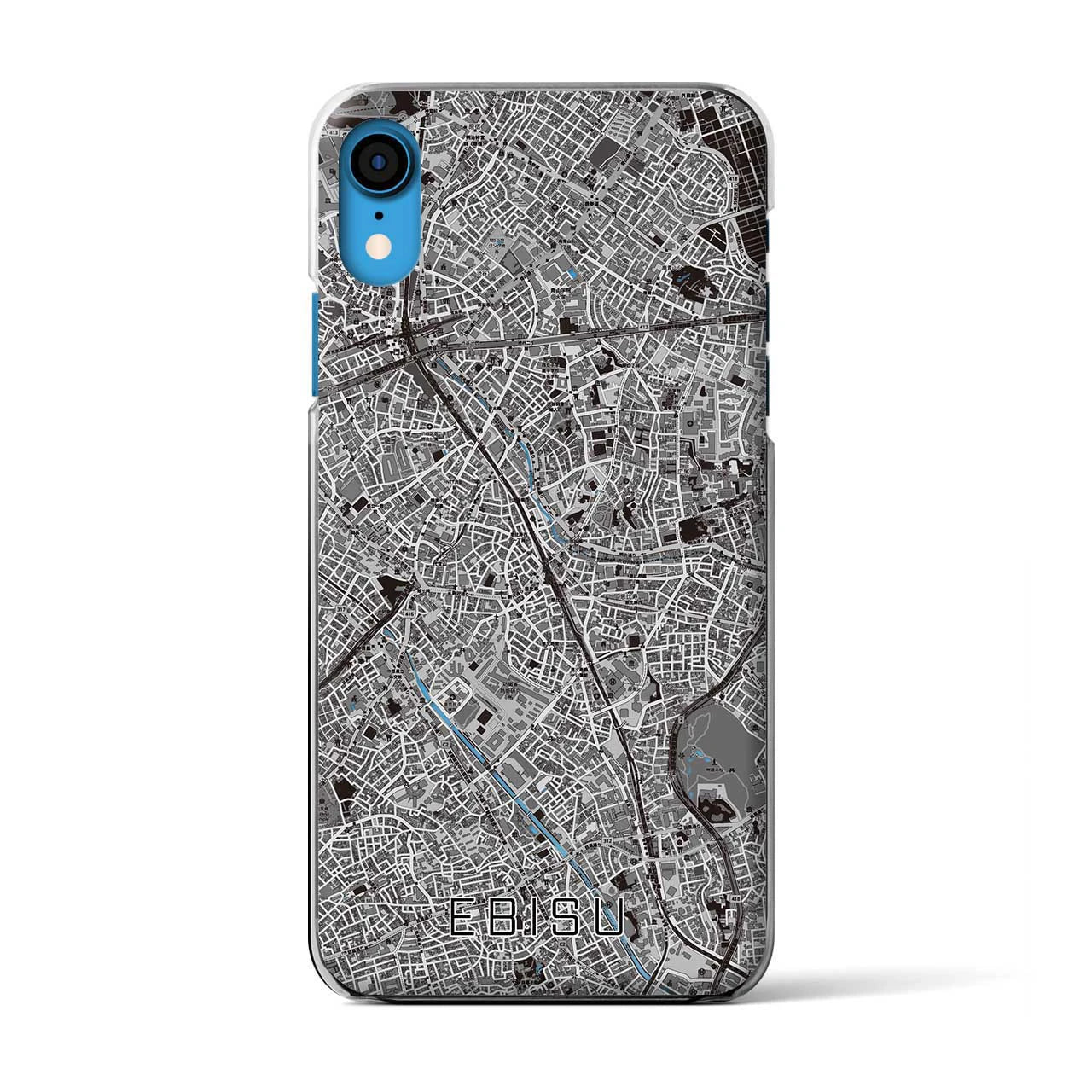 【恵比寿(東京都)】地図柄iPhoneケース(クリアタイプ)