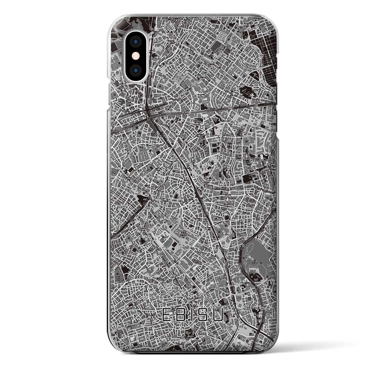 【恵比寿(東京都)】地図柄iPhoneケース(クリアタイプ)