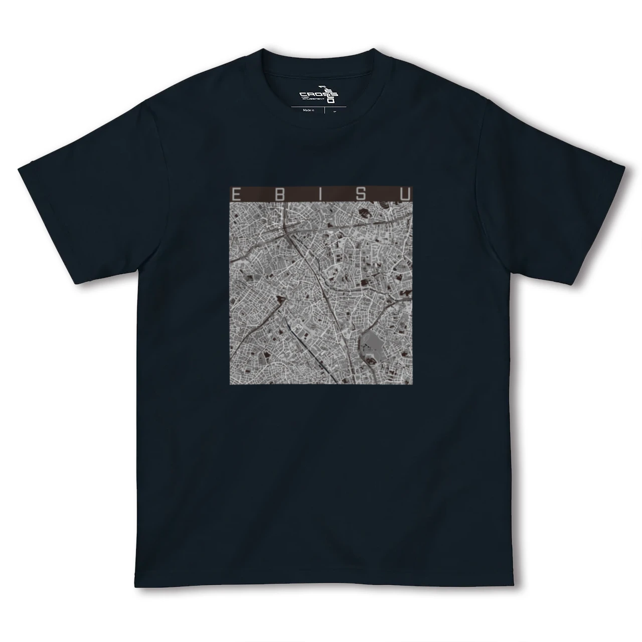 【恵比寿(東京都)】地図柄ヘビーウェイトTシャツ