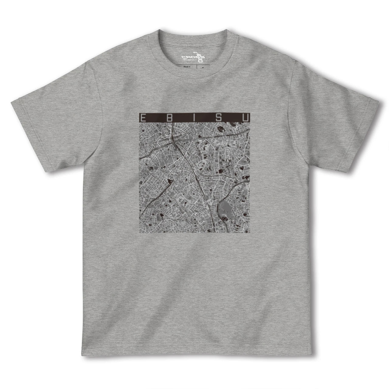 【恵比寿(東京都)】地図柄ヘビーウェイトTシャツ