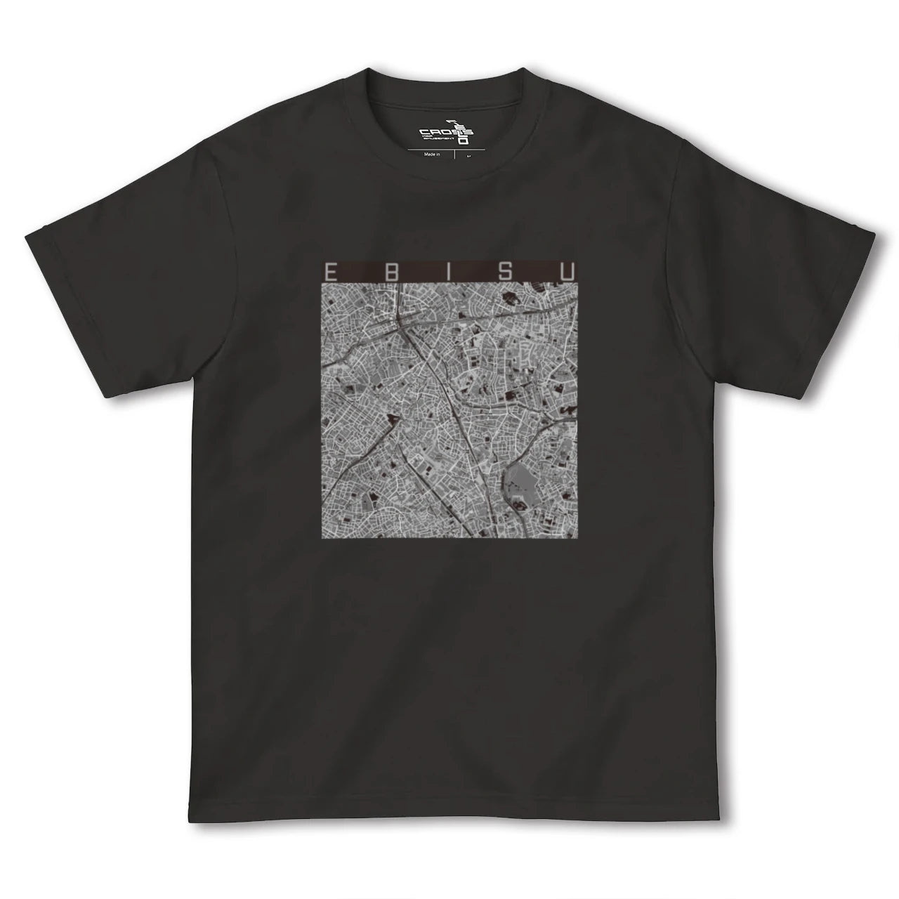 【恵比寿(東京都)】地図柄ヘビーウェイトTシャツ