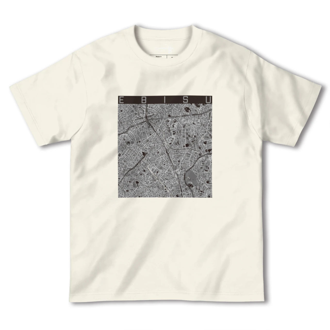 【恵比寿(東京都)】地図柄ヘビーウェイトTシャツ