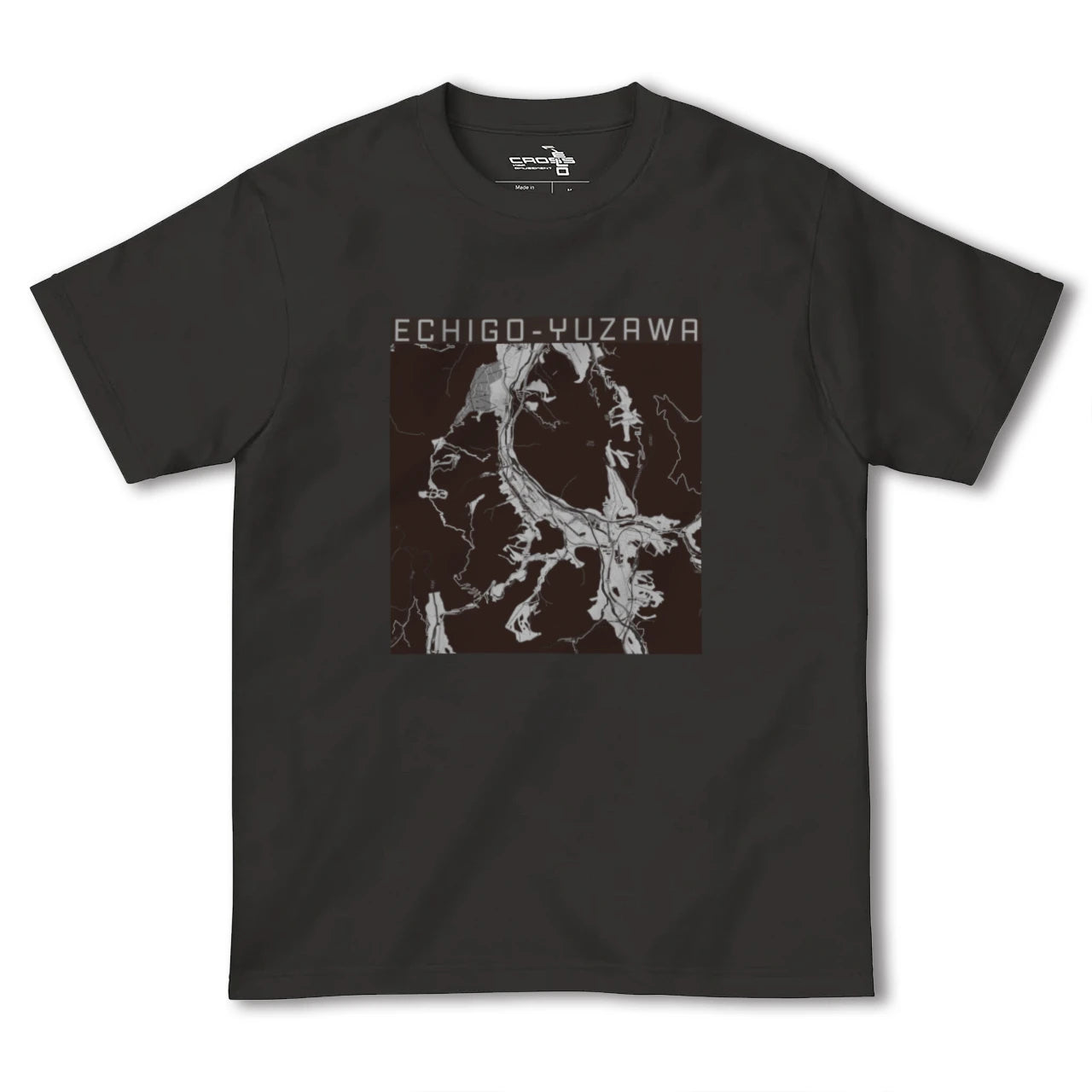 【越後湯沢(新潟県)】地図柄ヘビーウェイトTシャツ
