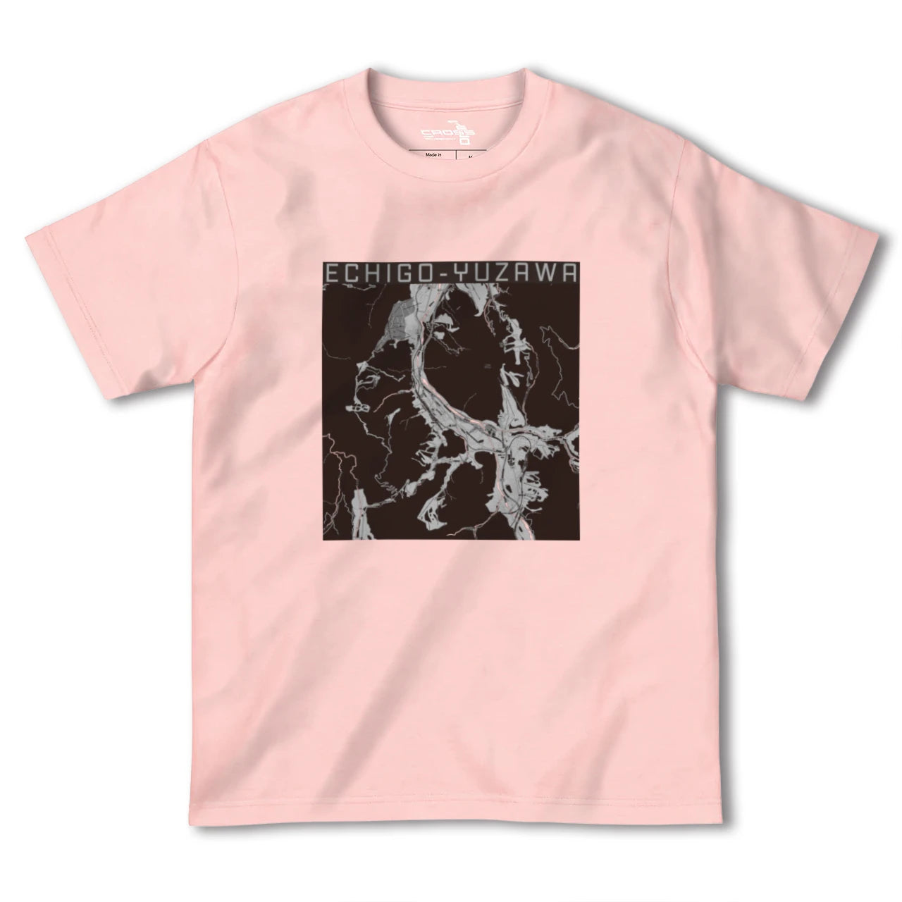【越後湯沢(新潟県)】地図柄ヘビーウェイトTシャツ