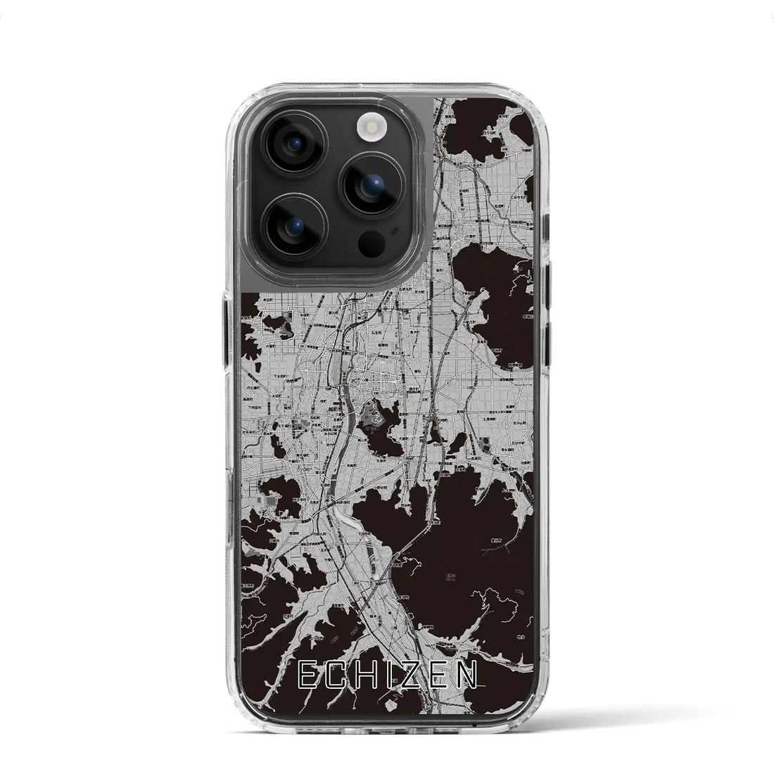 【越前(福井県)】地図柄iPhoneケース(MagSafeタイプ)