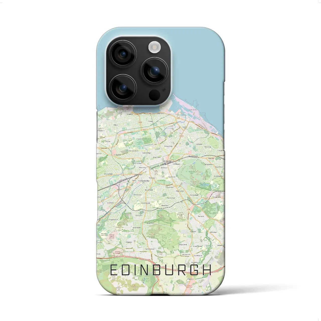 【エディンバラ(イギリス)】地図柄iPhoneケース(バックカバータイプ)