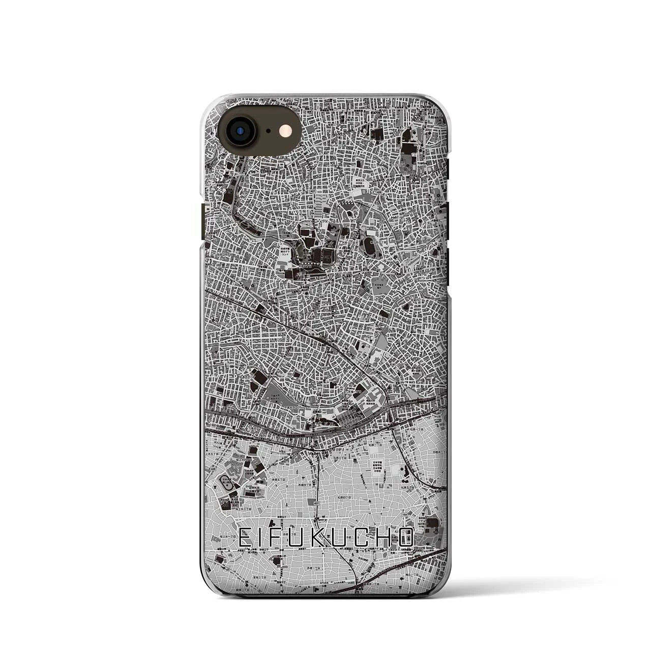 【永福町(東京都)】地図柄iPhoneケース(クリアタイプ)