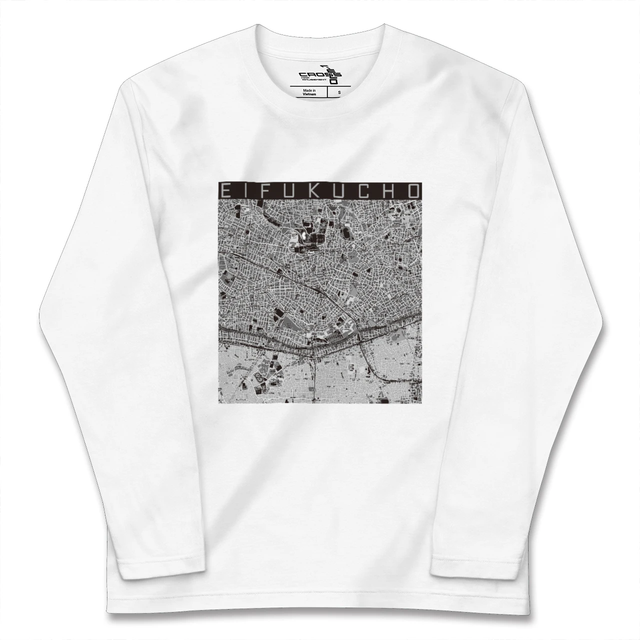 【永福町(東京都)】地図柄ロングスリーブTシャツ