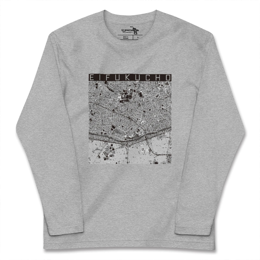 【永福町(東京都)】地図柄ロングスリーブTシャツ