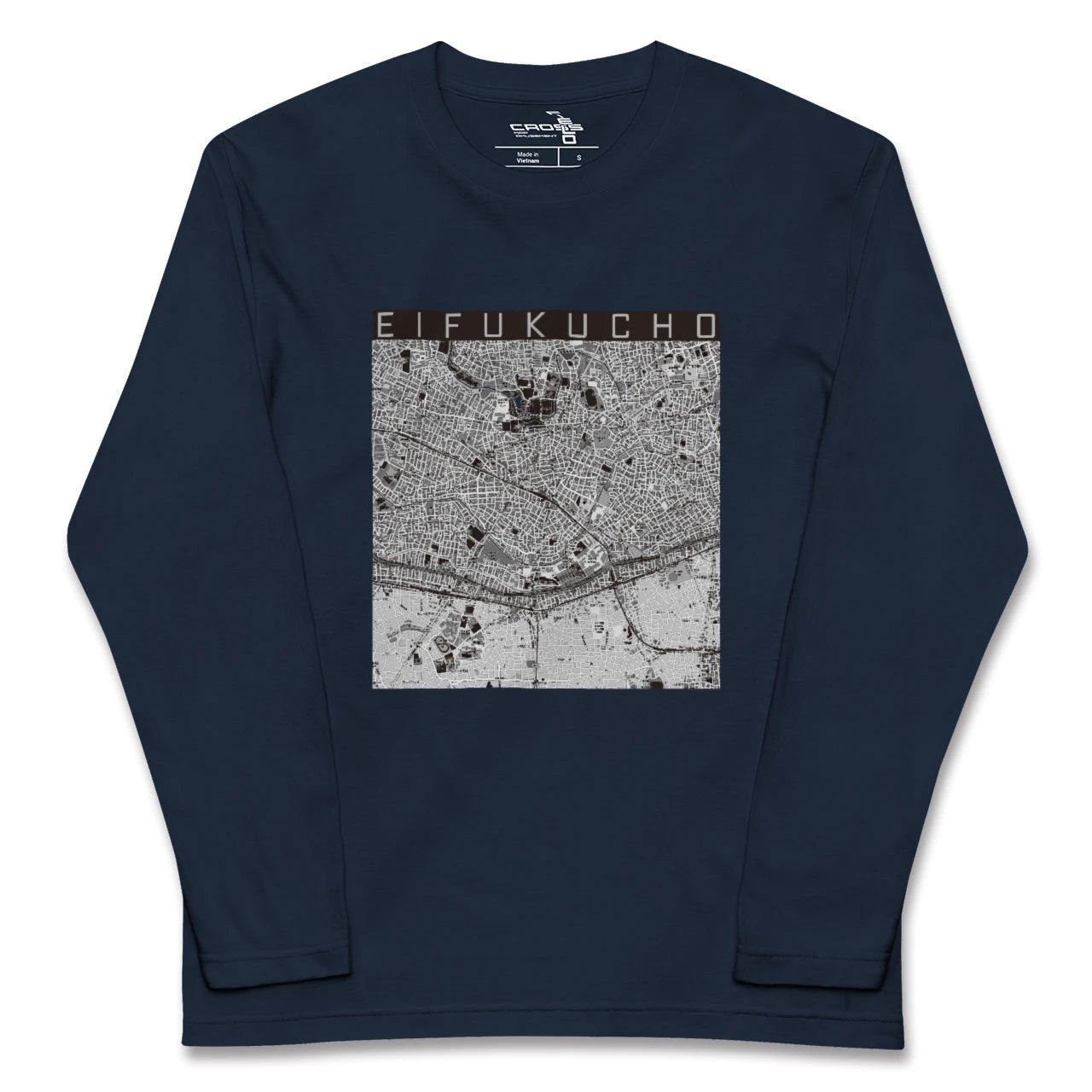 【永福町(東京都)】地図柄ロングスリーブTシャツ