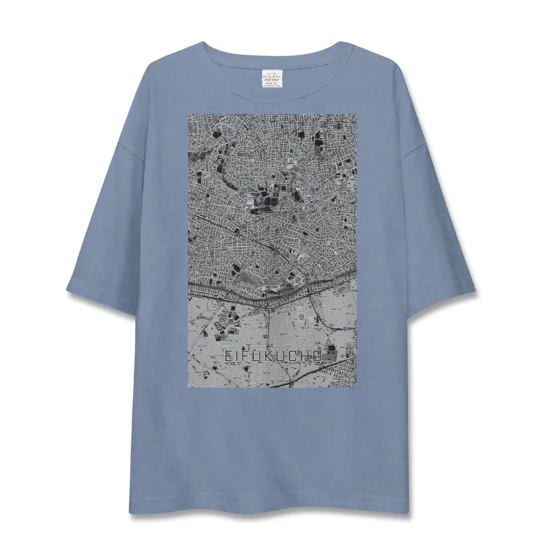 【永福町(東京都)】地図柄ビッグシルエットTシャツ
