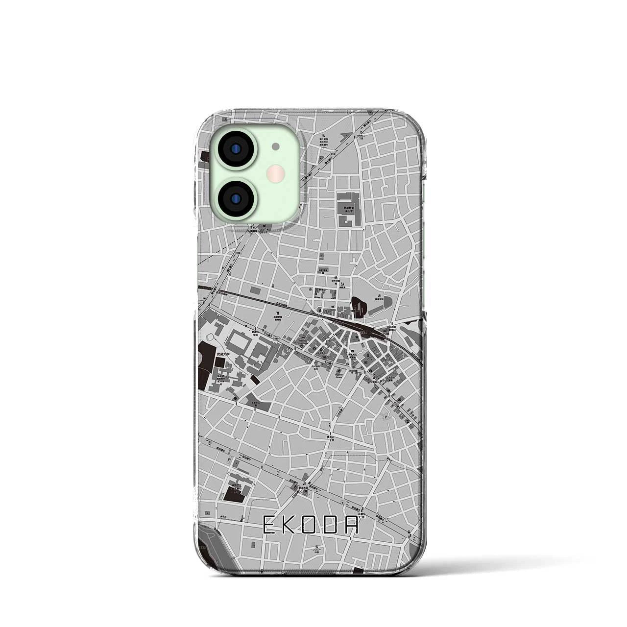 【江古田(東京都)】地図柄iPhoneケース(クリアタイプ)