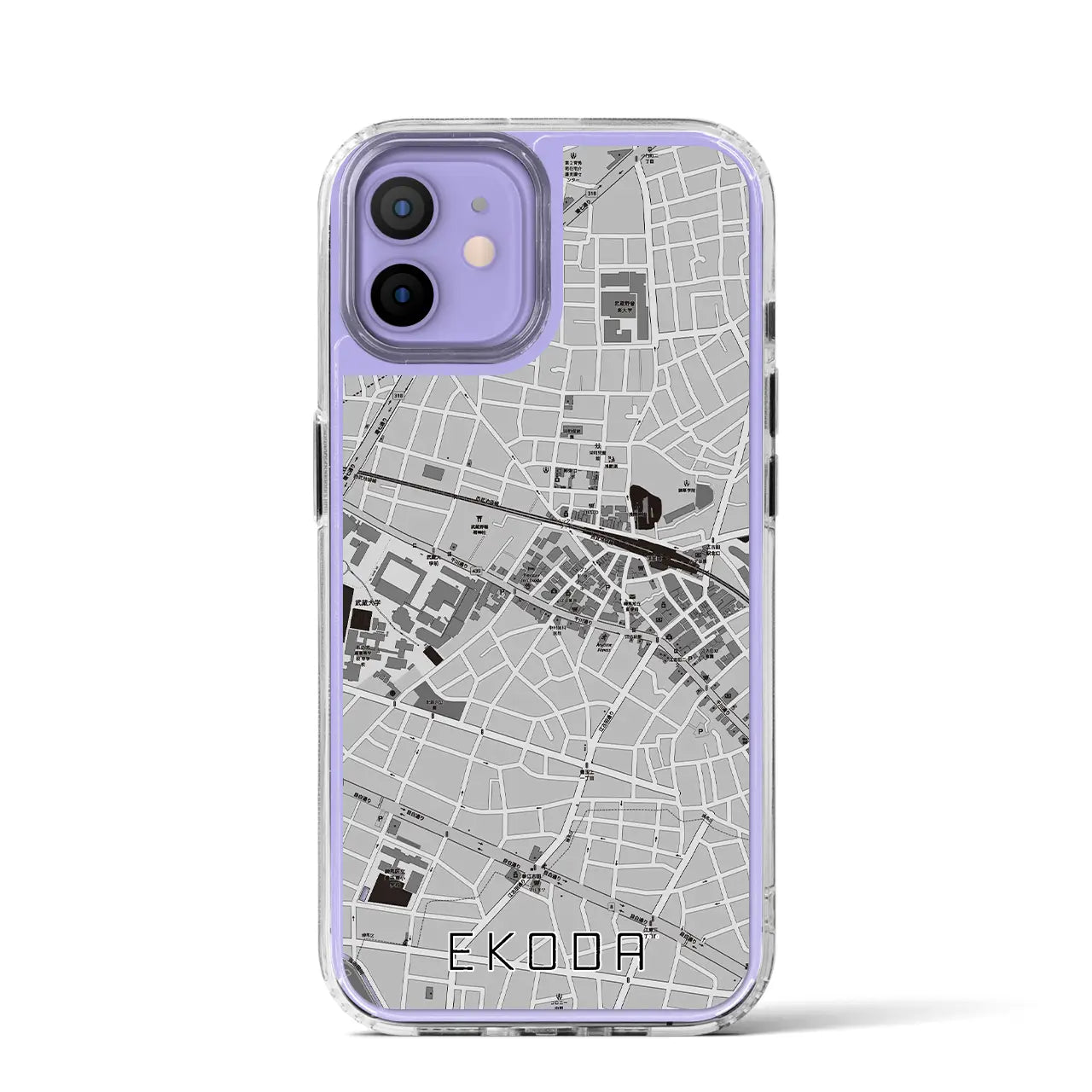 【江古田(東京都)】地図柄iPhoneケース(MagSafeタイプ)