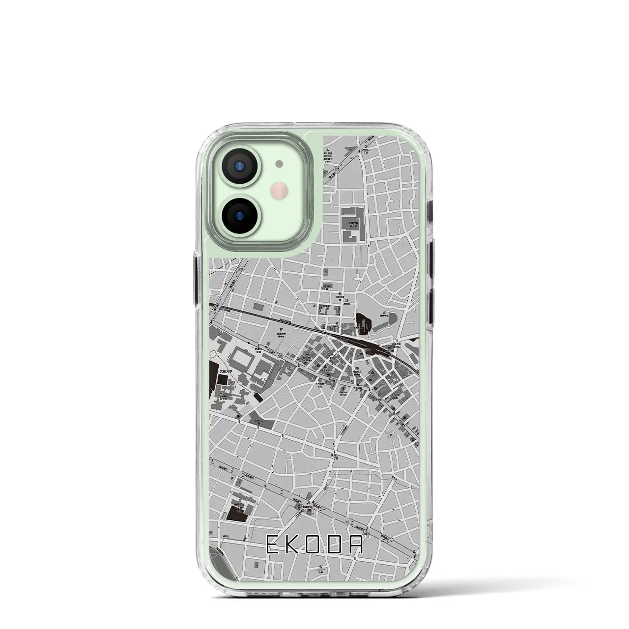 【江古田(東京都)】地図柄iPhoneケース(MagSafeタイプ)