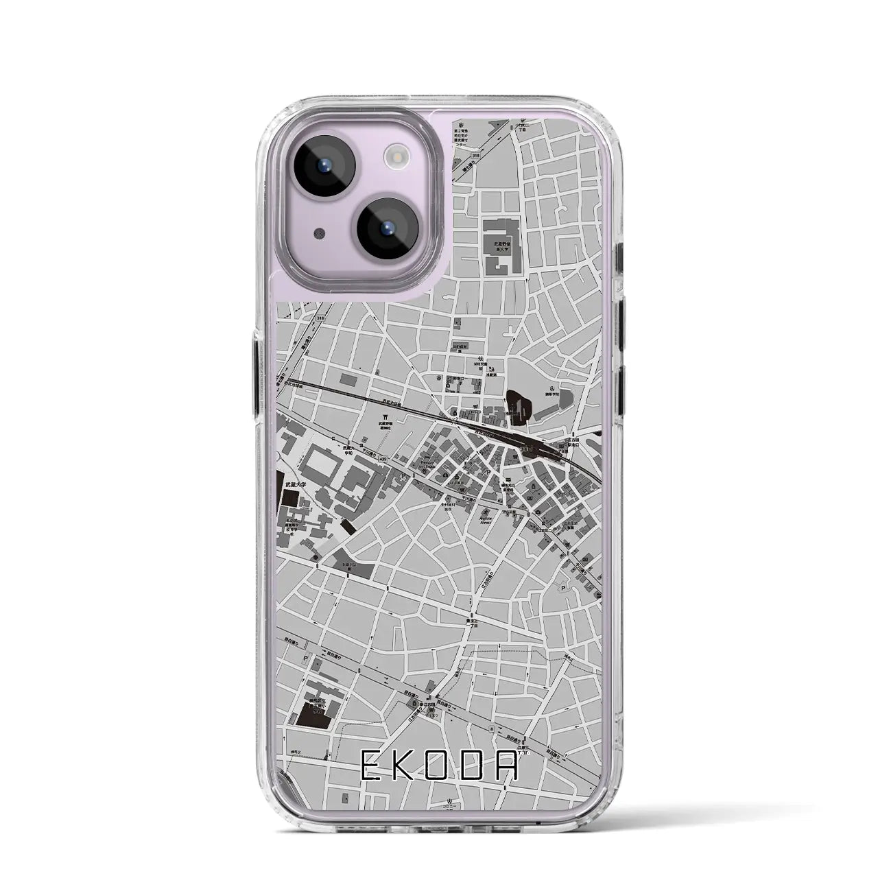 【江古田(東京都)】地図柄iPhoneケース(MagSafeタイプ)