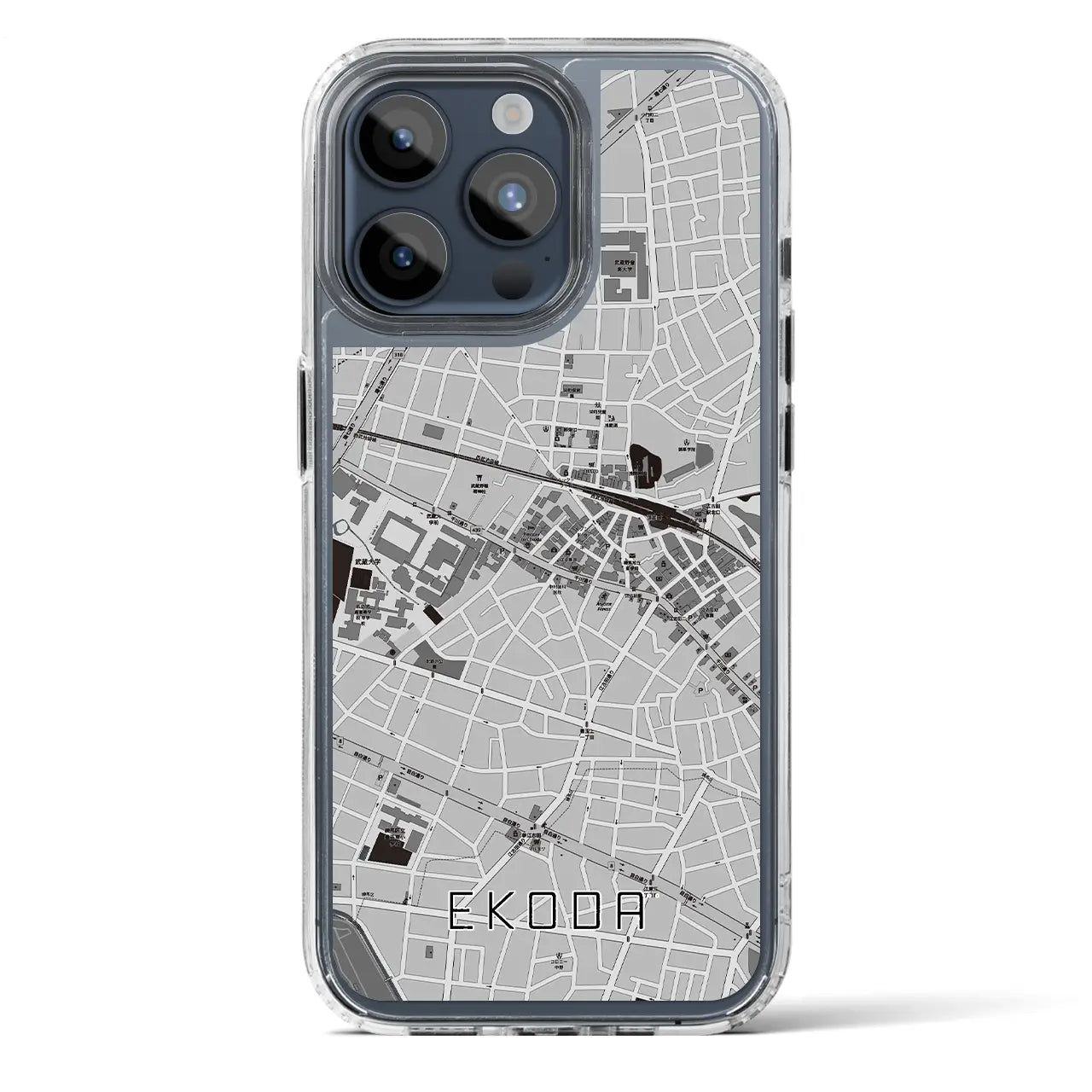 【江古田(東京都)】地図柄iPhoneケース(MagSafeタイプ)