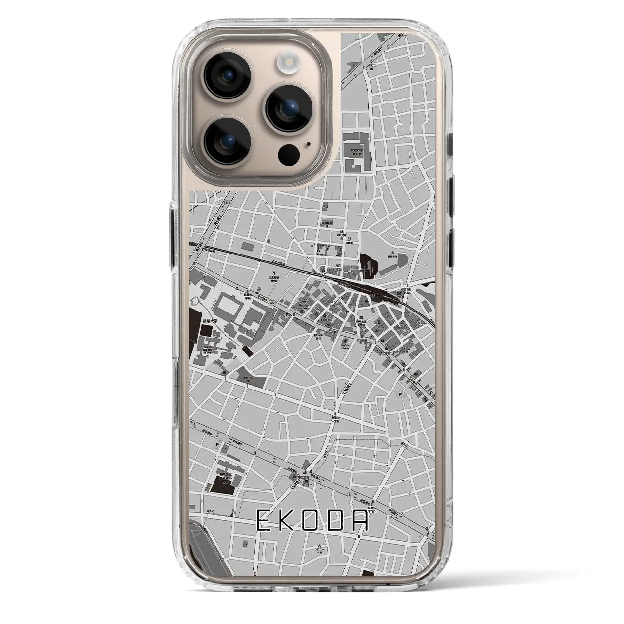 【江古田(東京都)】地図柄iPhoneケース(MagSafeタイプ)